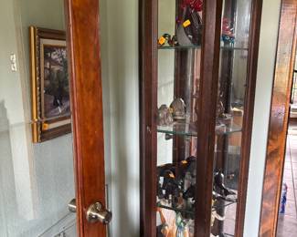 Curio Cabinet with Figurines