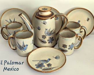 Ken Edwards bluebird El Palomar pottery