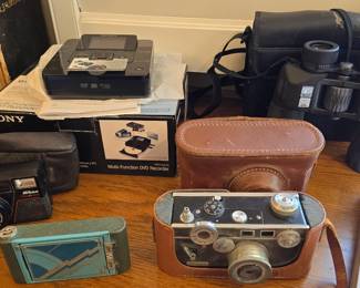 Cameras, binoculars