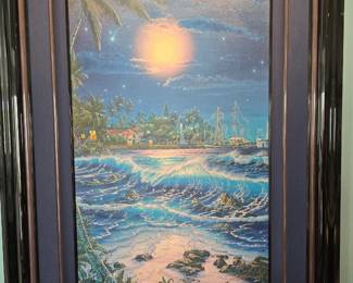 "Lahaina Symphony" Christian Lassen large framed / signed/ numbered