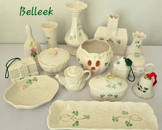 Part of her Belleek collection