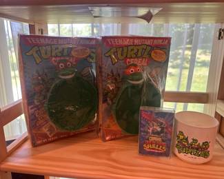 Teenage Mutant Ninja Turtles Cereal Boxes Set of 4 SEALED 1990