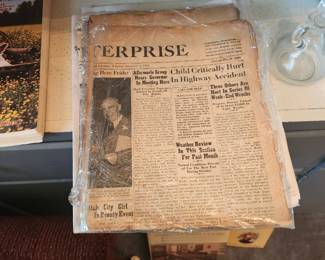 Local Newspapers Historical Interest
