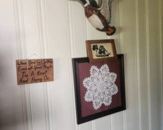 Local Silhouette, Ceramic Duck Wall Decor