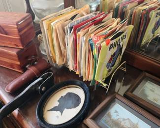 Duck Art, Silhouette, Buck 105 Knife, Converted Oil Lamp