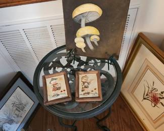 Wall Decor, Plant stands, Mushroom Painting