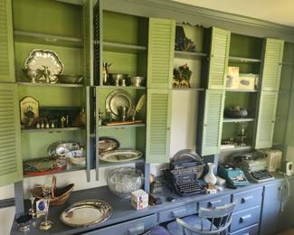 Pewter, Silver Plate, Antique Typewriter, 
