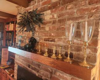 MORE Baldwin Brass, Sterling Candlesticks, Books