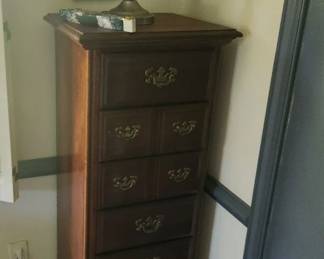 Lingerie Chest, Pewter Lamp