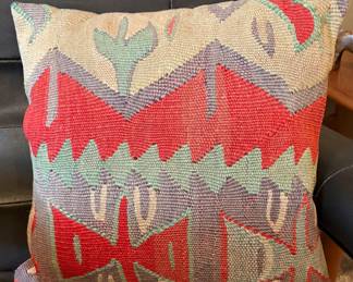 Turkish Kilim Accent Pillow 