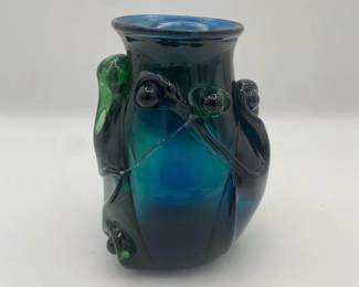 1971 Buzz Williams Alder House Handblown Glass Vase