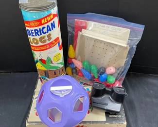 American Logs Rig A Jig Game Of Cootie View Finder Sorting Shapes