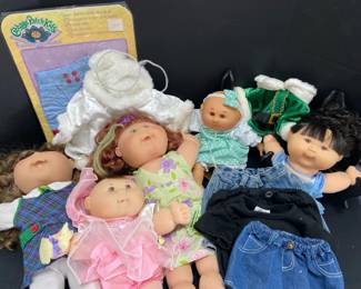 Cabbages Patch Kids Dolls with Various Clothing