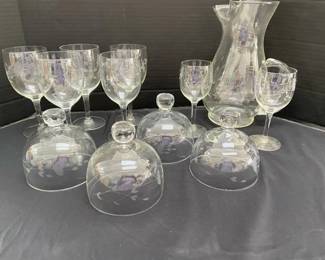 Princess House Stemware Dome Lids Pitcher