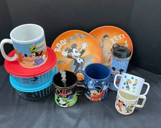 Mickey Mouse Themed Mugs Plates Storage Containers
