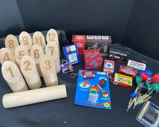 Games Number Kubb Cribbage Darts Dice Mini Key Chain Games Slinky