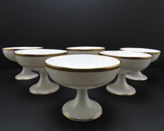 Lot of 6 Lenox Tiffany & Co. Sherbet Cups