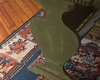 rustic library table