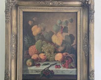 original classic 19th c still life