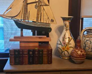 folk art ship weather vane