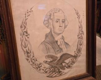 Pen and ink with graphite pencil circa 1876 for the Centennial.