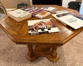 octagonal poker or gaming table