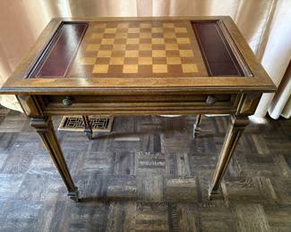 flip top gaming table, chess table by Brandt, 1960s/70s