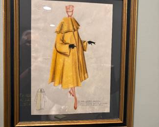 Vintage fashion illustration