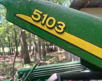 John Deere 5103 tractor