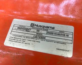 Husqvarna mower