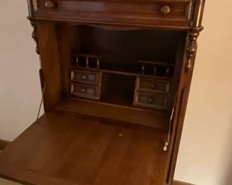 Vintage Louis XVI style secretary desk
