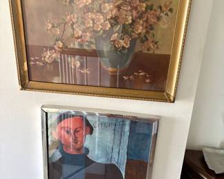 nicely framed vintage prints and art posters
