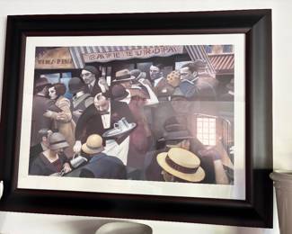 nicely framed vintage prints and art posters