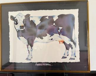 nicely framed vintage prints and art posters