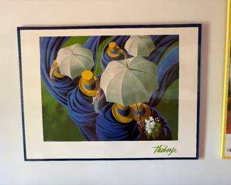 nicely framed vintage prints and art posters