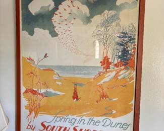 nicely framed vintage prints and art posters