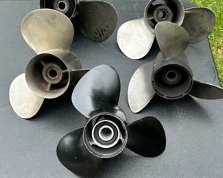 Assorted Aluminum and Stainless Steel Propellers