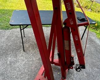 2-Ton Hydraulic Engine Hoist Shop Crane