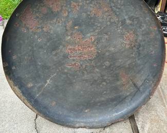 Original 36" Antique Coca-Cola Porcelain Button Sign