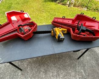 Gas Powered and Electric Chainsaws