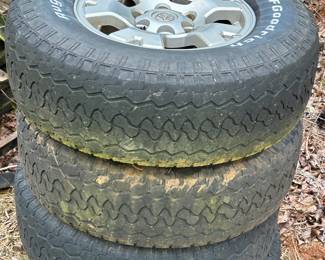 Toyota TRD Off-Road Wheels w/ Rugged Trail Tires