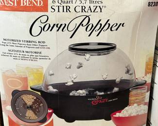 Stir Crazy Hot Air Popcorn Popper