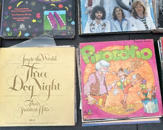 Vintage 33 RPM Vinyl Records