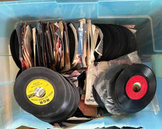 Vintage 45 RPM Vinyl Records