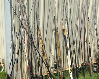 Dozens of Freshwater and Saltwater Fishing Rods/Reels
