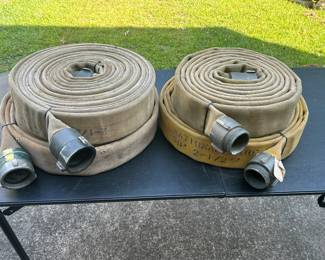 Authentic Fire Hoses w/ Male and Female Ends