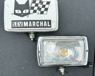 Vintage S.E.V. Marchal 959 Rectangular Driving/Fog Lights