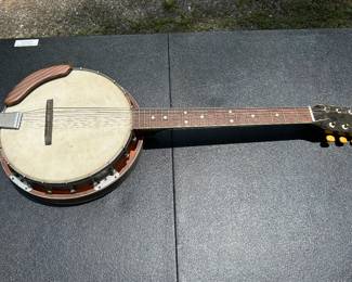 Vintage Six String Banjo