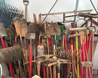 Large Variety of Outdoor Lawn and Garden Tools