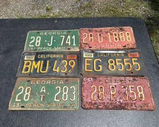 Incredible Vintage License Plate Collection